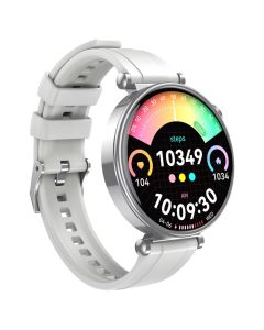 XO GT4 Mini Amoled IP68 Call Answering Sport Smartwatch - Silver - MT83072
