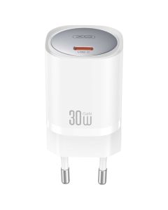 XO CE20 Wall Charger Type-C PD QC 30W Αντάπτορας Φόρτισης Τοίχου - White - MT82609