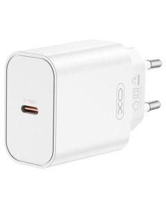 XO CE32 Wall Charger Type-C PD QC 20W Αντάπτορας Φόρτισης Τοίχου - White