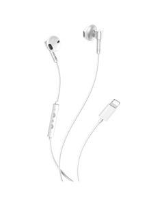 XO EP61 Earphones Lightning Ενσύρματα Ακουστικά με Μικρόφωνο - Silver