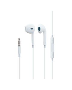 XO S8 Music Partner Earphones Stereo 3.5mm Mini Jack Ακουστικά με Ενσωματωμένο Μικρόφωνο - White