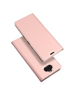 DUX DUCIS SkinPro Wallet Case Θήκη Πορτοφόλι με Stand - Rose Gold (Sony Xperia 10)