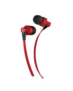 Yenkee Handsfree YHP 105 RD Flat Ακουστικά με Ενσωματωμένο Μικρόφωνο - Red