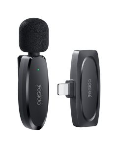 Yesido KR12 Wireless Lavalier Microphone Lightning Ασύρματο Μικρόφωνο - Black
