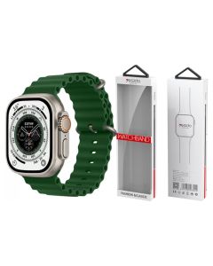 Yesido WB21 Silicone Loop Strap Green - Λουράκι Σιλικόνης Apple Watch 40/41/42mm (4/5/6/7/8/9/10/11/SE) - MT83065