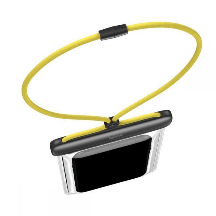 Baseus Αδιάβροχη Θήκη Lets Slip Universal Waterproof Bag για Συσκευές έως 7.2'' - Grey / Yellow