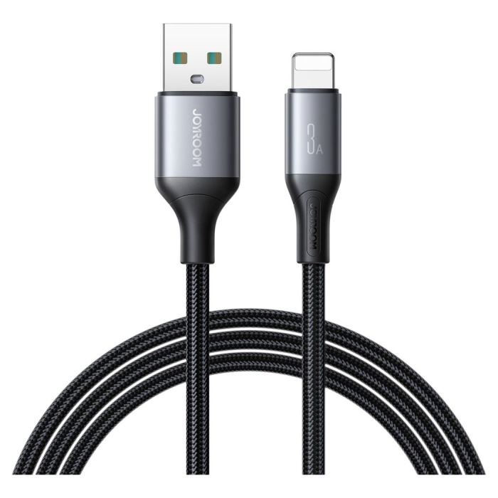 Joyroom S-A28 Flash Series Καλώδιο Φόρτισης USB to Lightning 3A 2m - Black