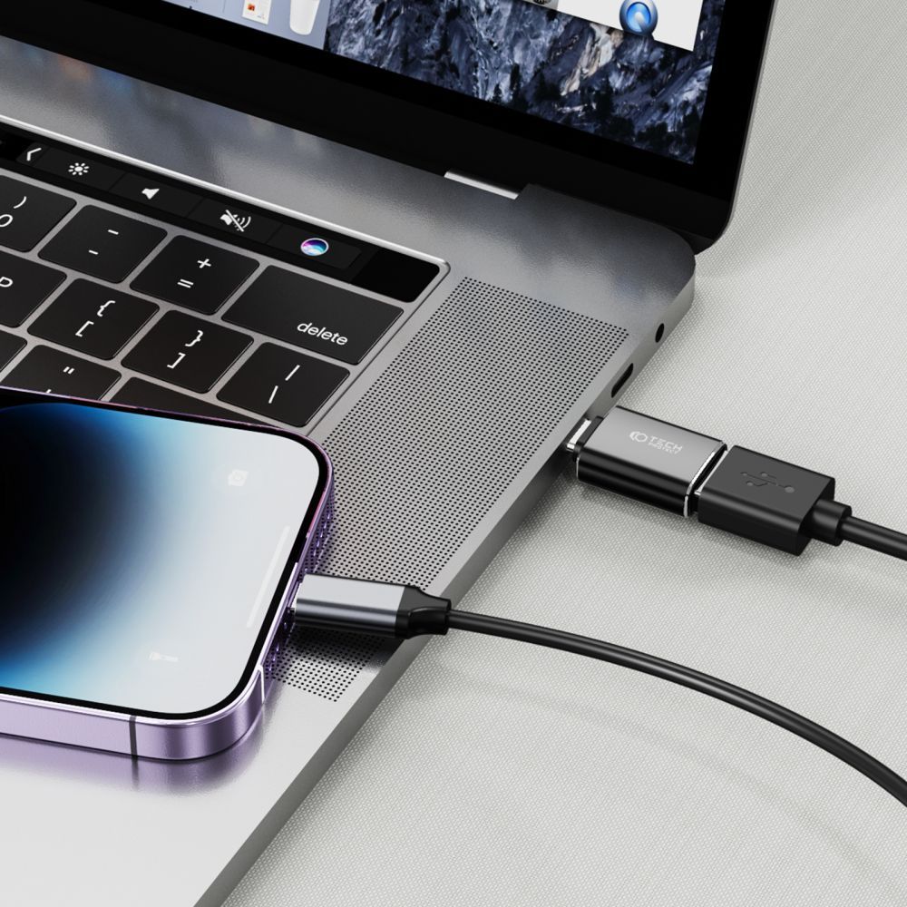 TECH-PROTECT Ultraboost Adapter Αντάπτορας Type C σε USB OTG - Black