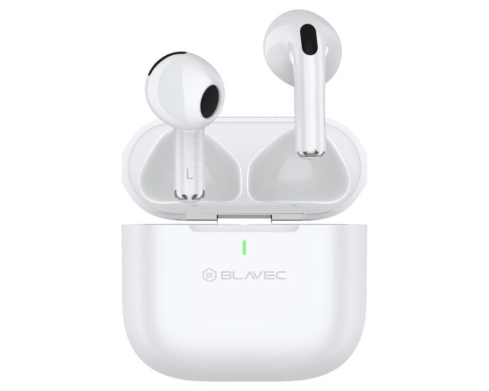 Blavec BW-06 Soul (BW06S-W) TWS Wireless Bluetooth Stereo Earbuds - White - MT82807