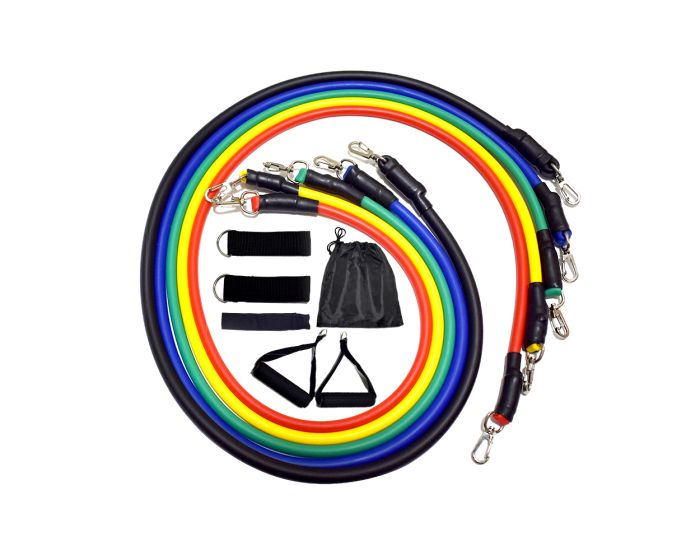 Resistance Bands with Handles 11 Pcs Σετ Λάστιχα Αντίστασης