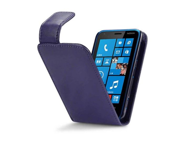 Qubits Θήκη Πορτοφόλι Flip Wallet Case (117-001-171) Μωβ (Nokia Lumia 620)