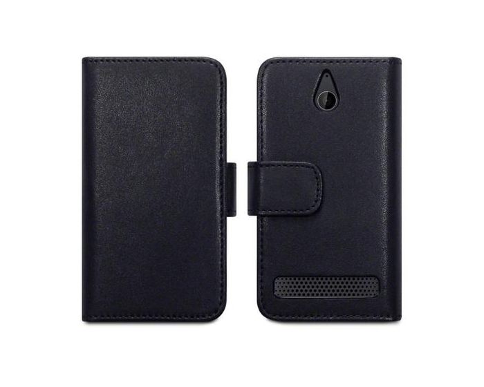 Qubits Θήκη Πορτοφόλι Wallet Case (117-005-290) Black (Sony Xperia E1)