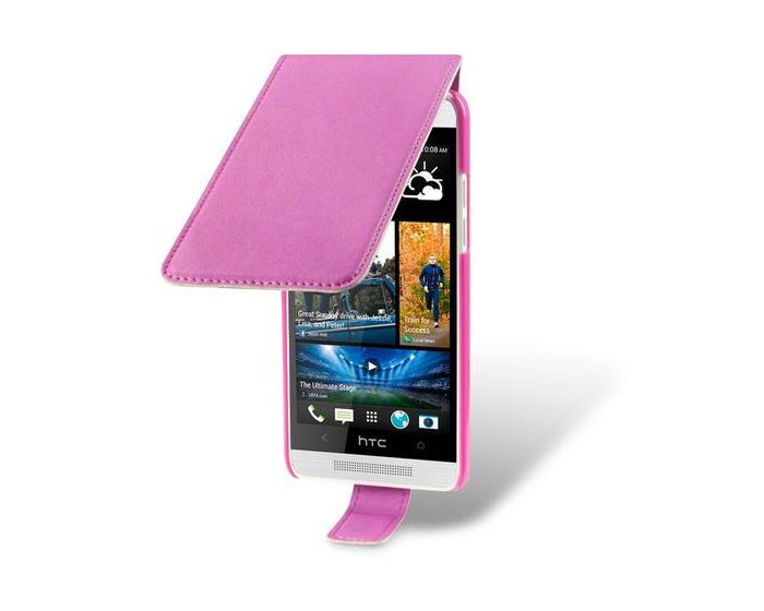 Terrapin Θήκη Flip Case (117-028-195) Ροζ (HTC One Mini)
