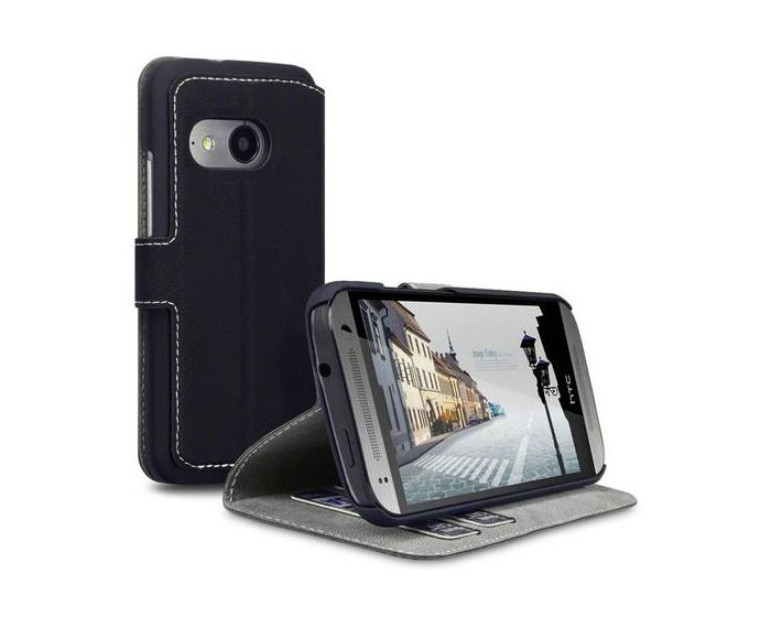 Covert Θήκη Πορτοφόλι Stand Case (117-028-230) Μαύρο (HTC One Mini 2)