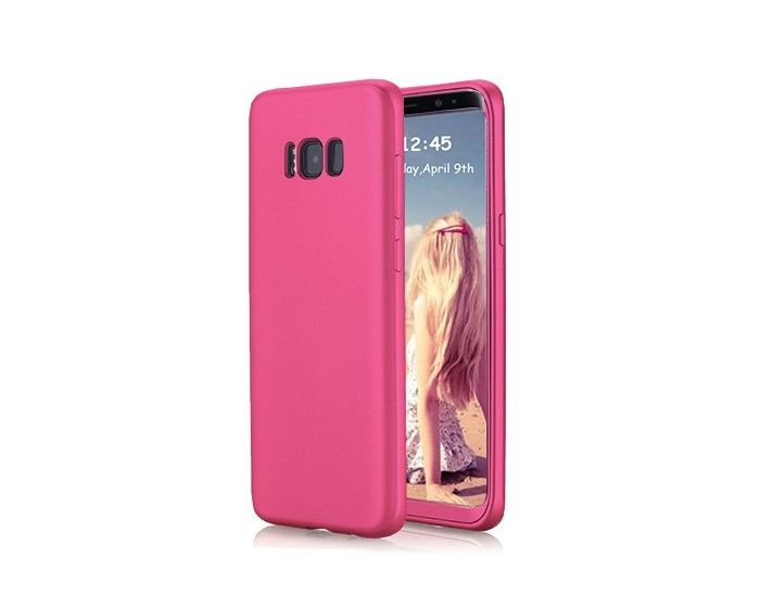 360 Full Cover Case & Screen Protector  - Pink (Samsung Galaxy S8 Plus)