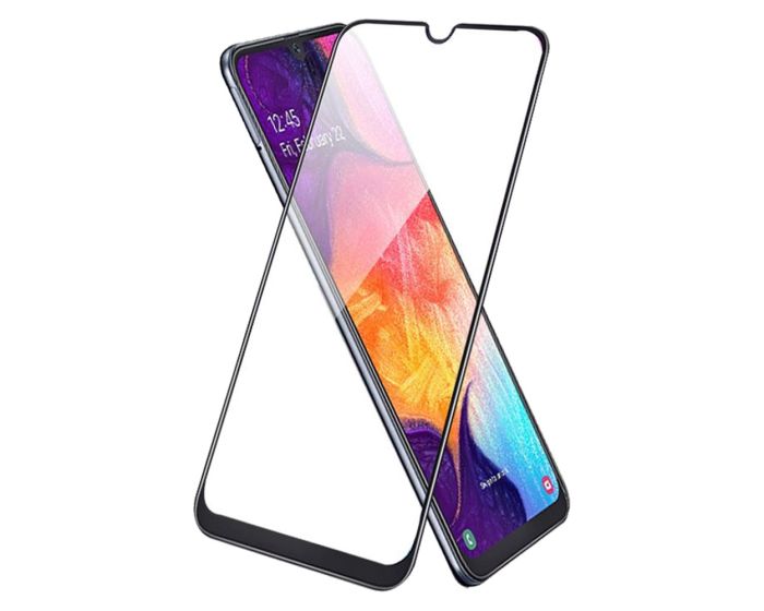 3D Full Glue Full Face Curved Black Αντιχαρακτικό Γυαλί 9H Tempered Glass (Samsung Galaxy A70)