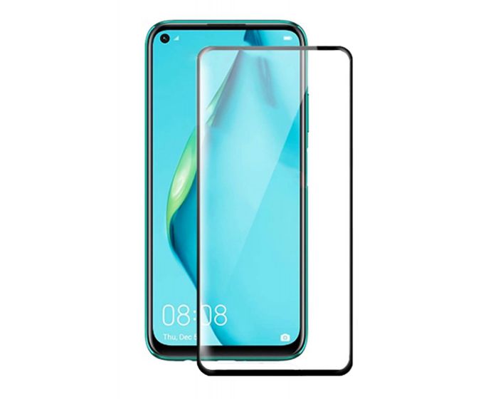 3D Full Face Curved Black Αντιχαρακτικό Γυαλί 9H Tempered Glass (Huawei P40 Lite)