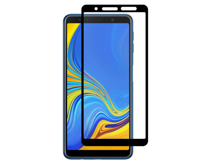 3D Full Glue Full Face Black Αντιχαρακτικό Γυαλί 9H Tempered Glass (Samsung Galaxy A7 2018)