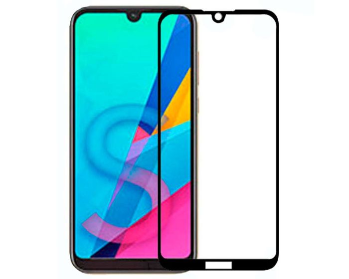 3D Full Glue Full Face Curved Black Αντιχαρακτικό Γυαλί 9H Tempered Glass (Huawei Y5 2019)