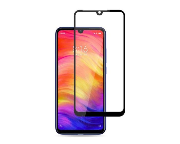 3D Full Glue Full Face Curved Black Αντιχαρακτικό Γυαλί 9H Tempered Glass (Xiaomi Redmi Note 7 / Note 7 Pro)