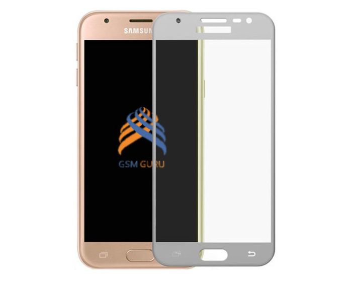 3D Full Glue Full Face White Αντιχαρακτικό Γυαλί 9H Tempered Glass (Samsung Galaxy J3 2017)
