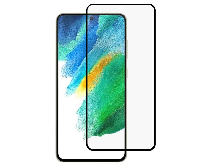 3D Full Glue Full Face Ceramic Black Αντιχαρακτικό Γυαλί 9H Tempered Glass (Samsung Galaxy S21 FE 5G)