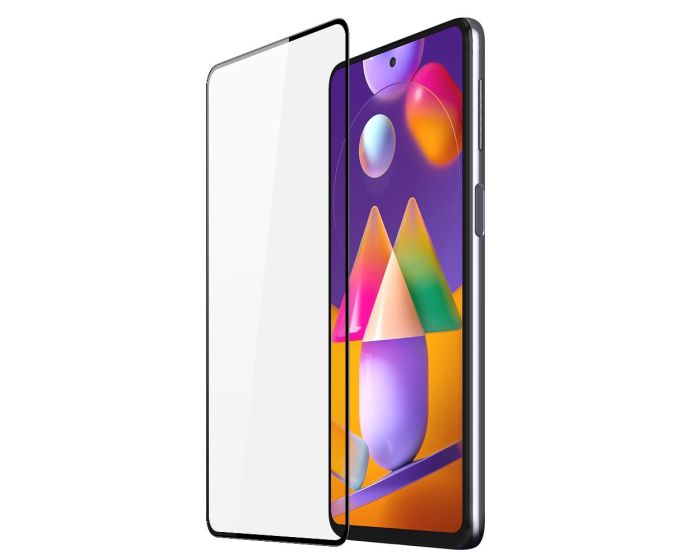 3D Full Glue Full Face Ceramic Black Αντιχαρακτικό Γυαλί 9H Tempered Glass (Samsung Galaxy A02s / A03s)