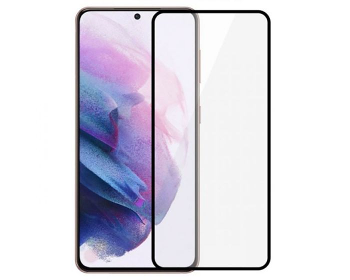 3D Full Glue Full Face Ceramic Black Αντιχαρακτικό Γυαλί 9H Tempered Glass (Samsung Galaxy S21 Ultra)