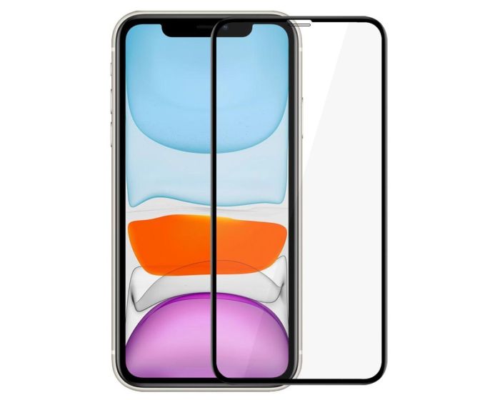 3D Full Glue Full Face Ceramic Black Αντιχαρακτικό Γυαλί 9H Tempered Glass (iPhone Xs Max / 11 Pro Max)