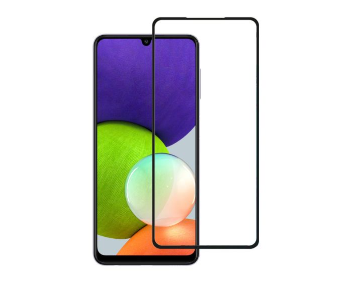 3D Full Glue Full Face Curved Black Αντιχαρακτικό Γυαλί 9H Tempered Glass (Samsung A22 4G)