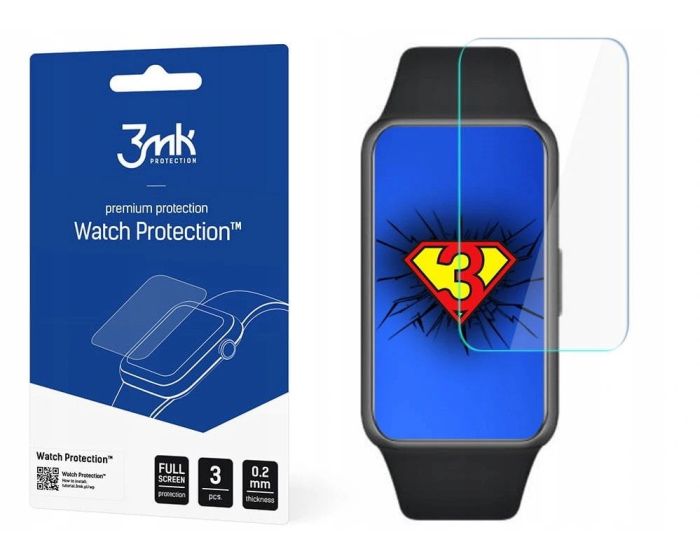 3mk Curved Arc Screen Protector 3 Τεμ. (Huawei Band 6)