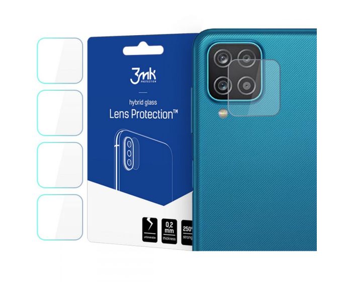 3mk FG Camera Lens 7H Flexible Glass Film Prοtector 4-Pack (Samsung Galaxy A12)