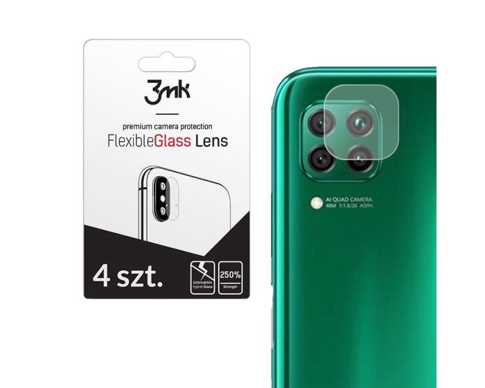 3mk FG Camera Lens 7H Flexible Glass Film Prοtector 4-Pack (Huawei P40 Lite)