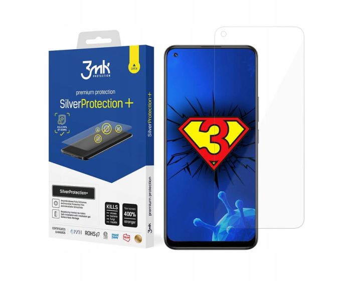 3mk SilverProtection+ Antibacterial Film Protector - (Realme 8 5G / V13 5G)