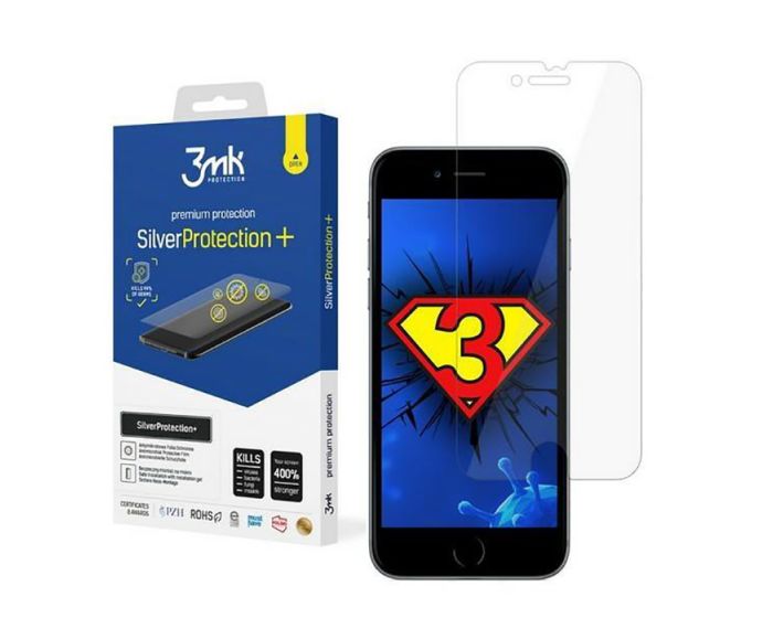 3mk SilverProtection+ Antibacterial Film Protector - (iPhone 7 / 8 / SE 2020 / 2022)