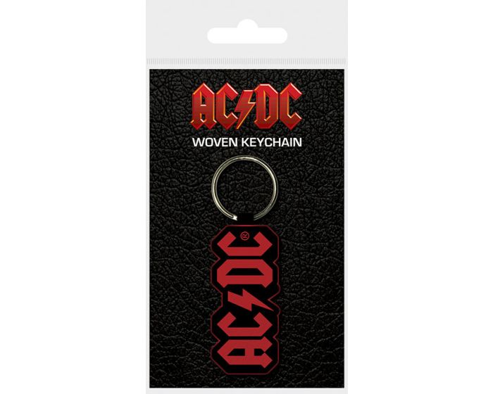 AC/DC (Logo) Woven Keychain - Μπρελόκ