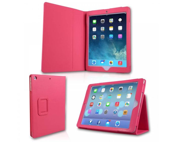 Caseflex Θήκη Smart Case Folio Stand (AP-GA02-Z277) - Hot Pink (iPad Air / Air 2)