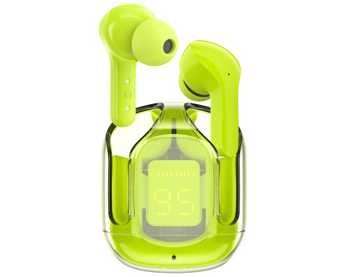 Acefast T6 In-Ear TWS Wireless Bluetooth Stereo Earbuds with Charging Box - Youth Green