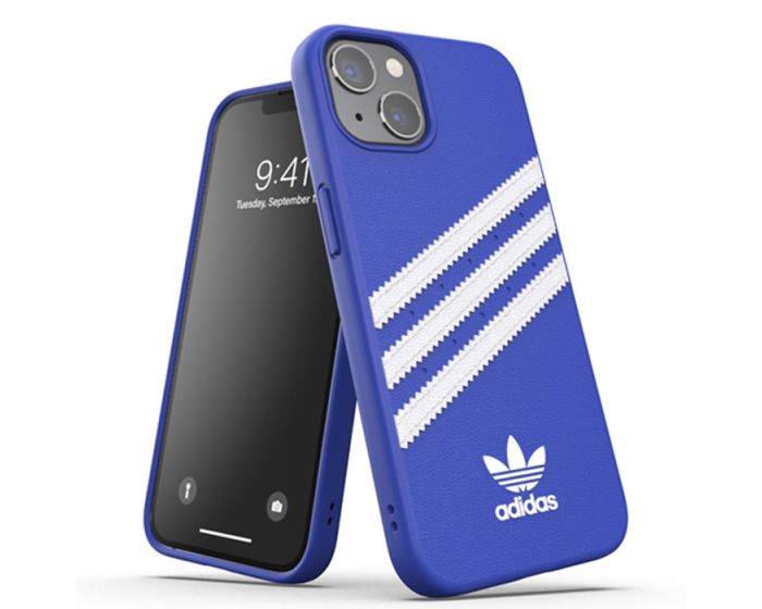 Adidas TPU Case (47116_ADI) Θήκη Σιλικόνης Samba Blue / White (iPhone 13/13 Pro)