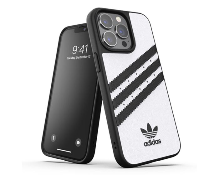 Adidas TPU Case (47115_ADI) Θήκη Σιλικόνης Samba White / Black (iPhone 13/13 Pro)