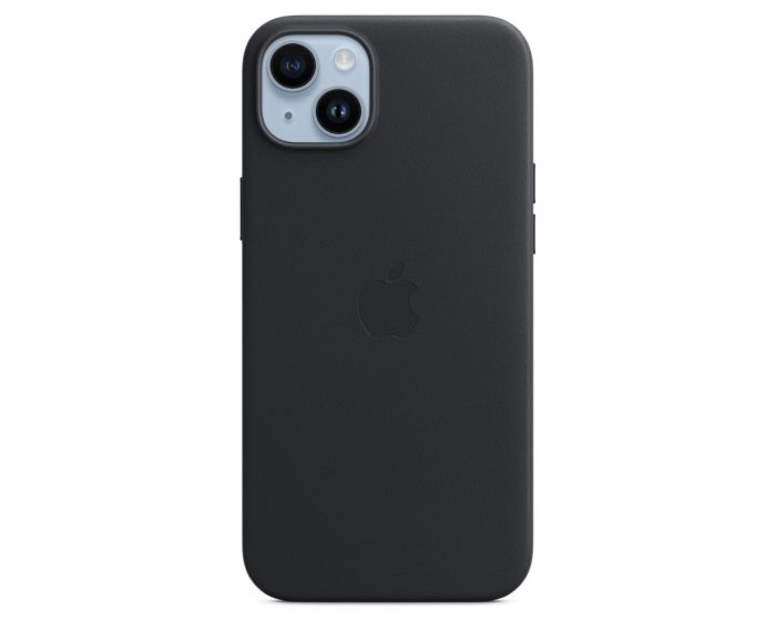 Apple Official Leather Cover (MPP93ZM/A) Δερμάτινη Θήκη Midnight (iPhone 14 Plus)