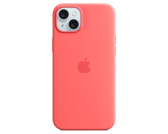 Apple Official Silicone Case (MT163ZM/A) with MagSafe Guava (iPhone 15 Plus)
