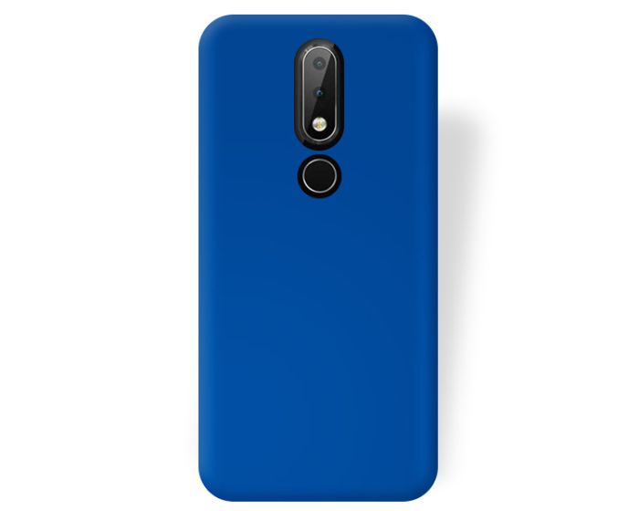 Forcell Jelly Flash Matte Slim Fit Case Θήκη Σιλικόνης Blue (Nokia 5.1 Plus / X5)