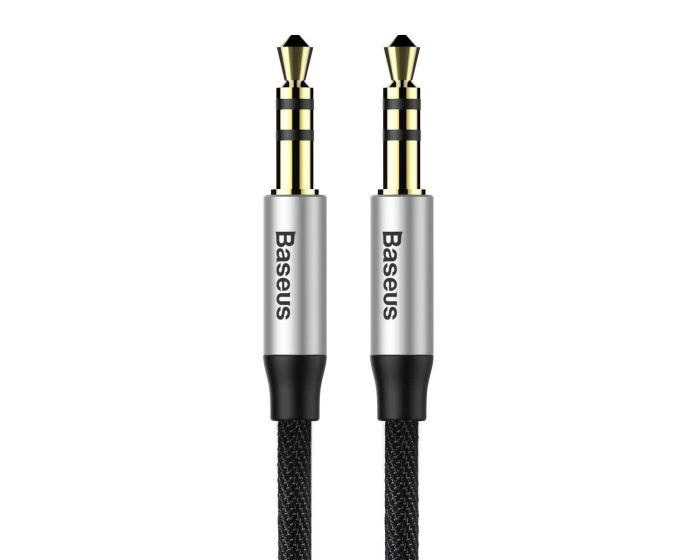 Baseus Yiven M30 Audio Cable Mini Jack 3.5mm AUX (CAM30-CS1) Καλώδιο 1.5m Silver