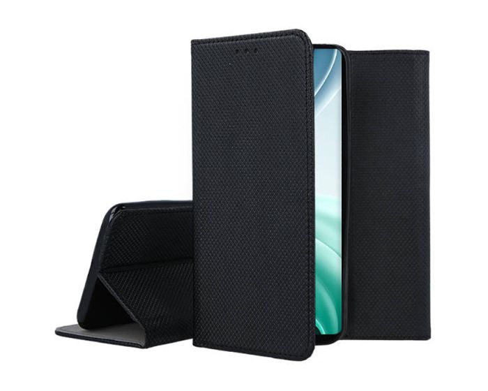 Forcell Smart Book Case με Δυνατότητα Stand Θήκη Πορτοφόλι Black (Xiaomi Poco F3 5G / Mi 11i)