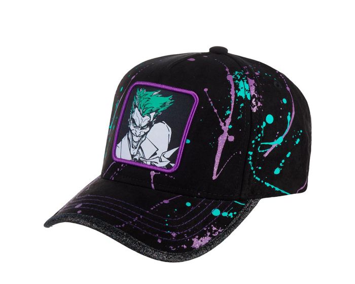 CAPSLAB Casquette Homme Baseball Collabs Καπέλο - DC Joker 1 Glitter Black