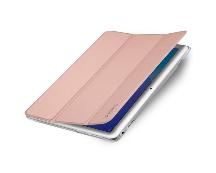 DUX DUCIS SkinPro Smart Book Case Θήκη με Δυνατότητα Stand - Ροζ Χρυσή (Samsung Galaxy Tab A 2017 8.0)