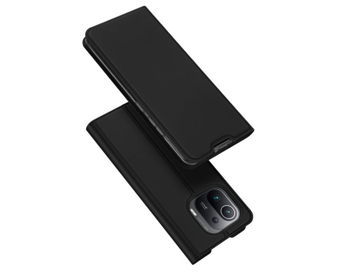 DUX DUCIS SkinPro Wallet Case Θήκη Πορτοφόλι με Stand - Black (Xiaomi Mi 11 Pro)