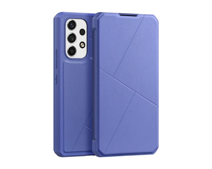 DUX DUCIS Skin X Wallet Case Θήκη Πορτοφόλι με Stand - Blue (Samsung Galaxy A73 5G)