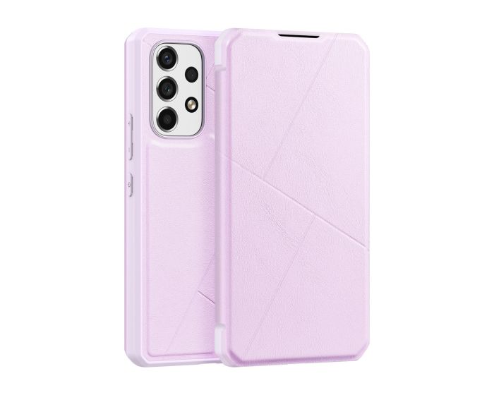 DUX DUCIS Skin X Wallet Case Θήκη Πορτοφόλι με Stand - Pink (Samsung Galaxy A73 5G)